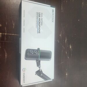 CMTECK USB Microphone With Boom Arm Bundle Dual-Pattern New In Box